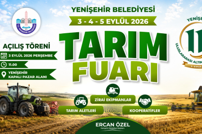 Yenişehir’de üreticiyi teknolojiyle buluşturacak fuar için başvurular başladı