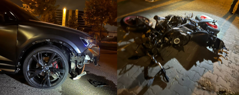 Bursa'da feci kazada genç motosiklet sürücüsü can verdi