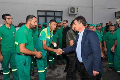 Başkan Aydın güne Osmangazi’nin emekçileriyle başladı