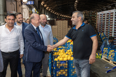 BTSO Başkan Adayı Matlı kent hali esnafıyla buluştu