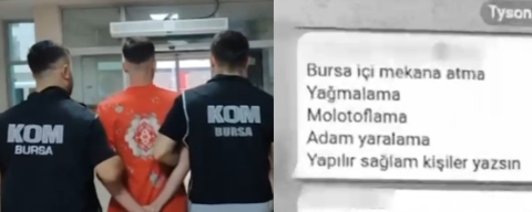 Bursa'da suç örgütlerini öven paylaşımlara operasyon: 14 gözaltı