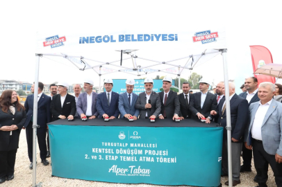 İnegöl’de kentsel dönüşümde 2. ve 3. etap için ilk harç atıldı