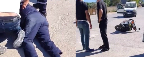 Motor kazası yapan yaşlı adamdan acı haber
