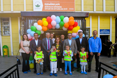 Demirkapı’ya çocukların yüzünü güldürecek oyun evi