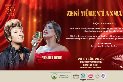 Sanat Güneşi Zeki Müren Bursa’da şarkılarıyla anılacak