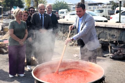 Osmangazi’de 30 ton domates imeceyle dayanışmaya dönüştü