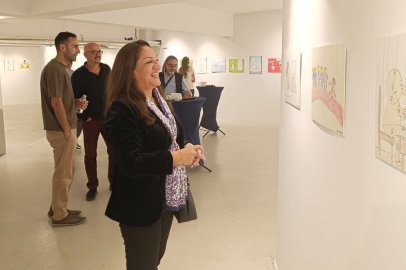 Nilüfer’de uluslararası karikatür sergisi sanatseverlerle buluştu