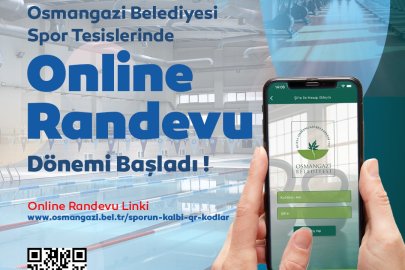 Osmangazi’de spor hizmetlerine dijital erişim dönemi