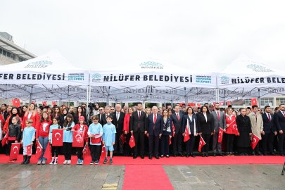 Cumhuriyet’in 103. yılı Nilüfer’de törenle kutlandı